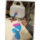 Βαλιτσάκι νεσεσέρ ζωγραφισμένο στο χέρι «Mermaid Γοργόνα»» με ευχή και όνομα