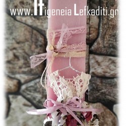 Πασχαλινή λαμπάδα για έφηβο κορίτσι «vintage floral φόρεμα»