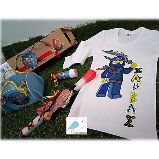 Χειροποίητο ολοκληρωμένο σετ νονας /νονού LEGO NINJAGO Χειροποίητο ολοκληρωμένο σετ νονας /νονού LEGO NINJAGO
