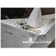 Ξύλινο διακοσμητικό κουτί αποθήκευσης «Καράβι - Διαμάντι»