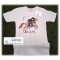 Χειροποίητο ζωγραφιστό μπλουζάκι άλογο Σαντόρο
