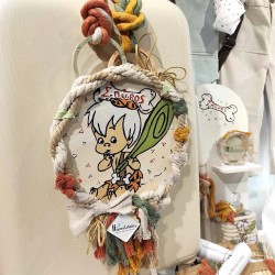 Βαπτιστικό Σετ για αγόρι –Boho “Μπαμ - Μπαμ” Flintstones με βαλίτσα 