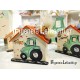 Πλήρης Σετ Βάπτισης για αγόρι «Baby Litlle FARM / ΤΡΑΚΤΕΡ» 