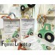 Πλήρης Σετ Βάπτισης για αγόρι «Baby Litlle FARM / ΤΡΑΚΤΕΡ» 