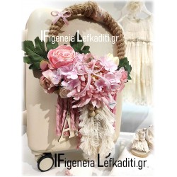 Σετ Βάπτισης για κοριτσάκι "Boho Floral Ρομαντισμός" με βαλίτσα