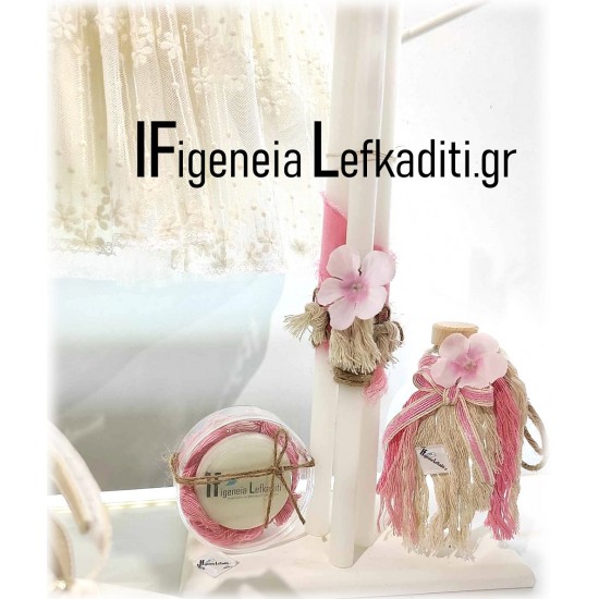 Σετ Βάπτισης για κοριτσάκι "Boho Floral Ρομαντισμός" με βαλίτσα