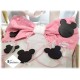 Σετ Βάπτισης για κορίτσι «Minnie Mouse – Φιογκάκια» pink black Σετ Βάπτισης για κορίτσι «Minnie Mouse – Φιογκάκια» pink black