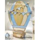 Σετ βάπτισης για αγόρι Αερόστατο / AIRBALLOON με αρκουδάκι