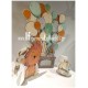 Σετ Βάπτισης για αγόρι «Ζωάκια Αερόστατο Μπαλόνια» με γραφείο –θρανίο