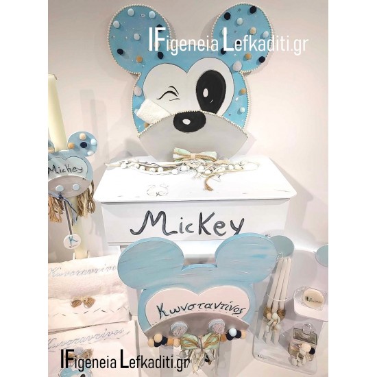 Σετ βάπτισης «Mickey Mouse» με γραφείο θρανίο