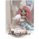 Σετ βάπτισης "Κουκλόσπιτο Mermaid floral" με κούκλα γοργόνα