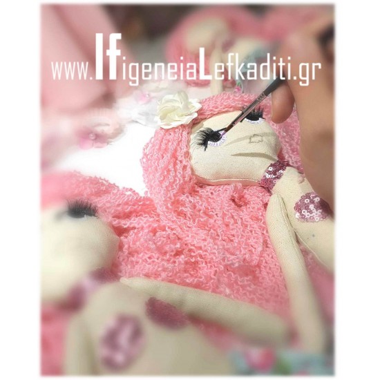 Σετ βάπτισης "Κουκλόσπιτο Mermaid floral" με κούκλα γοργόνα