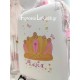 Σετ βάφτισης ''Little princess'' με βαλίτσα ζωγραφισμένη και όνομα παιδιού   