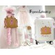 Σετ βάφτισης ''Little princess'' με βαλίτσα ζωγραφισμένη και όνομα παιδιού   