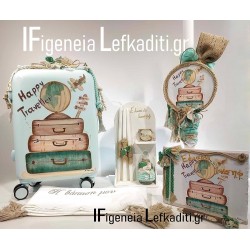 Βαπτιστικό Σετ για αγόρι ταξίδια / Happy Traveller
